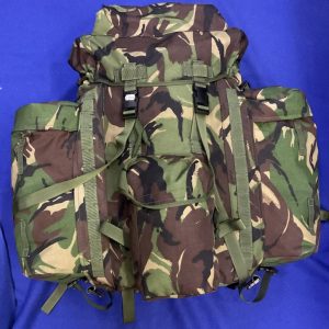 Brit. Militär Rucksack, "PLCE LONG", Seitentaschen, DPM