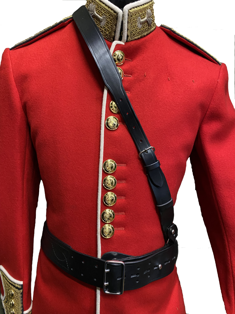 Schultergurt, britische Armee, schwarz