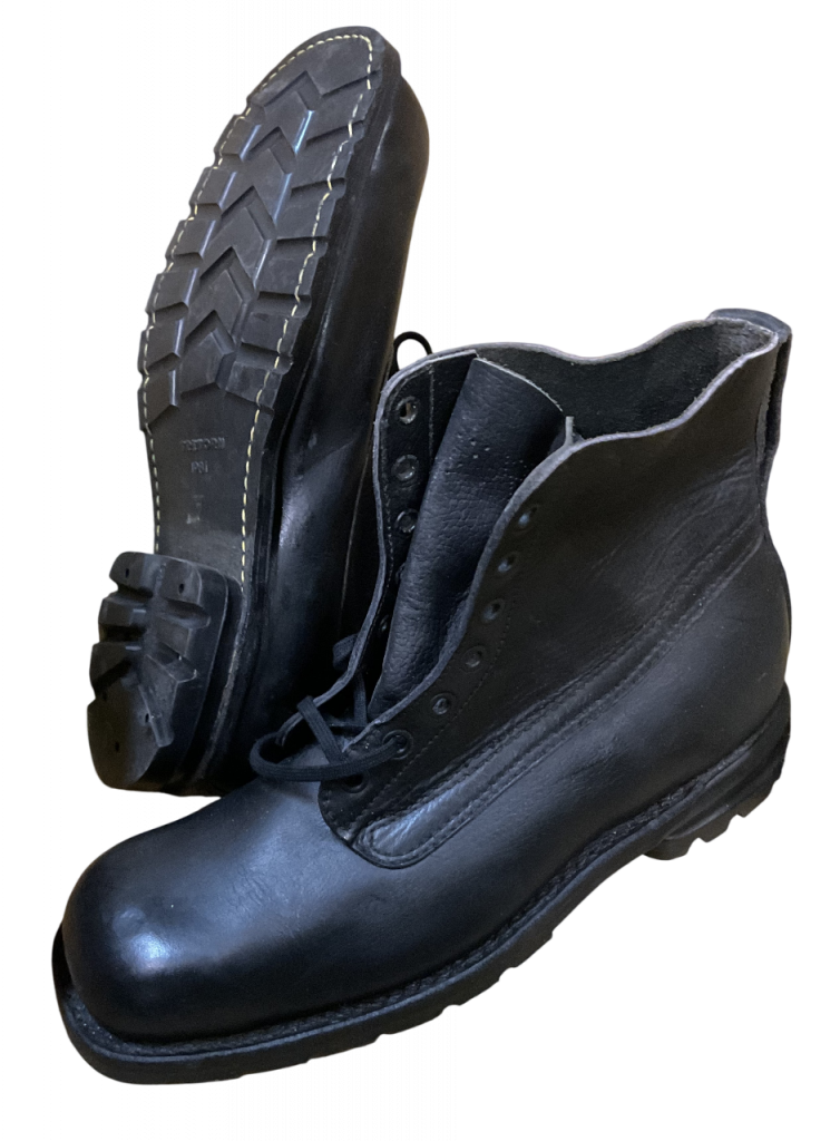 Schwedische Armeestiefel Leder (Schwarz/Braun)